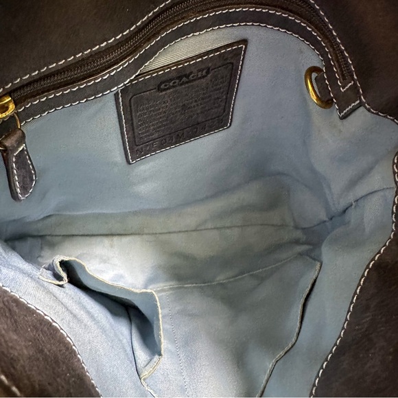 Coach Legacy Perforated Leather Signature Canvas Hobo Vintage Y2K - Picture 13 of 15